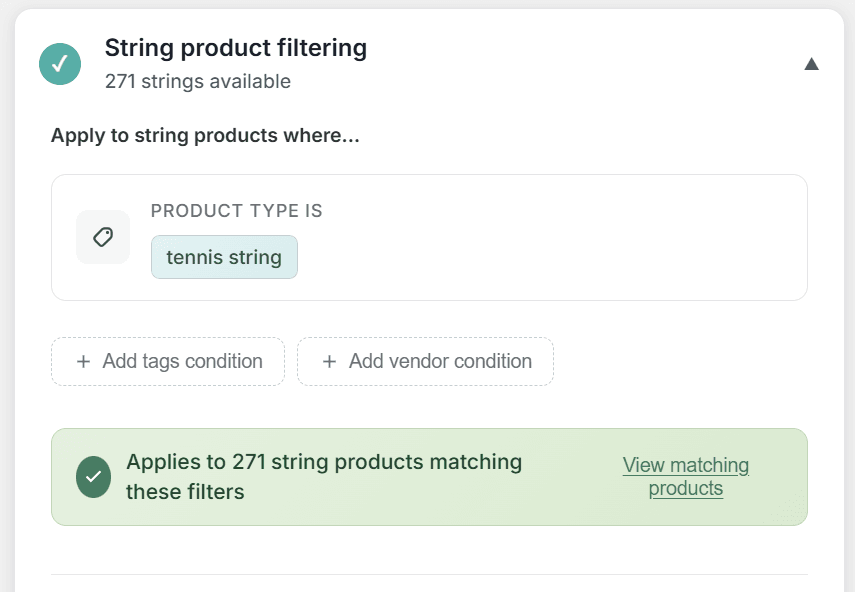 Curated String Selection screenshot